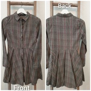 Zara Mini Plaid Dress